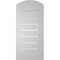 Ekena Millwork Arch Top Surface Mount PVC Gable Vent w/ 2"W x 2"P Brickmould Sill Frame, 12"W x 24"H GVPAR12X2403SN - alternate 3